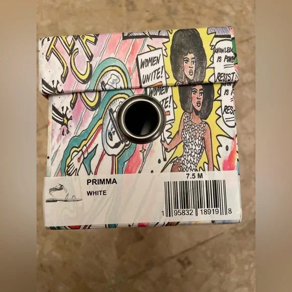 NEVER WORN jeffrey campbell white lace up primma sandal - Picture 5 of 5